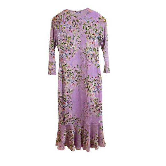 ALA von Auersperg Floral Dress Sheer Dress with  Under Dress Size XS - Picture 2 of 10